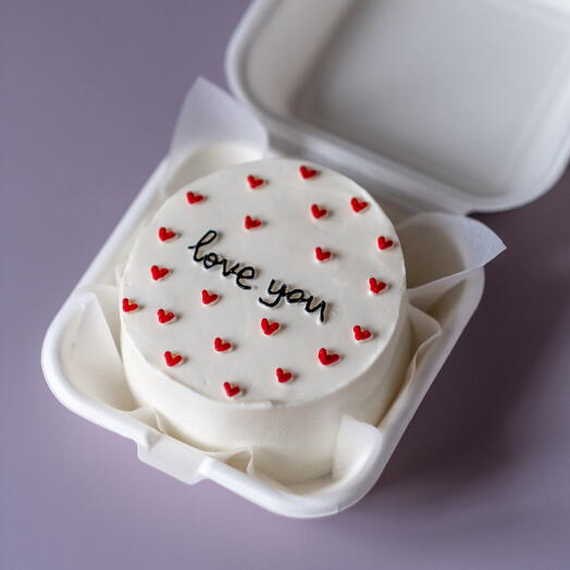 Бенто-торт «love you»