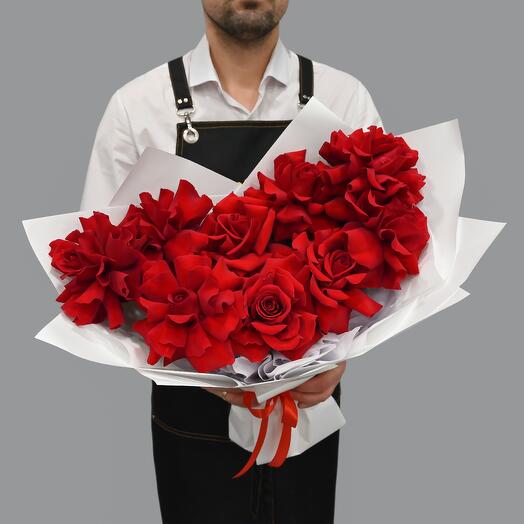 Букет Рафаэлло из 9 французских роз