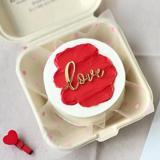 Бенто-торт Love