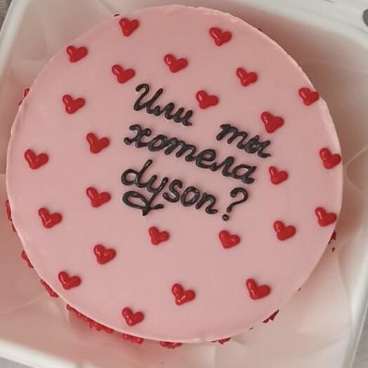 Бенто торт для девушки "Или ты хотела Dyson?"