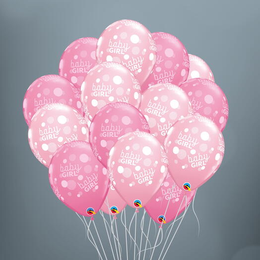 15 Baby Girl Balloons