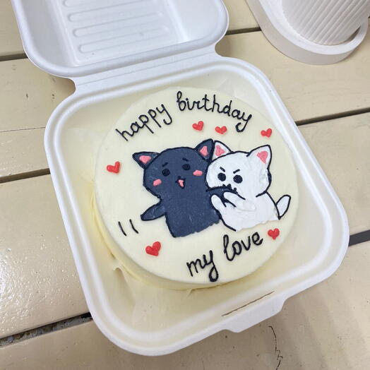 Bento cake Kitties
