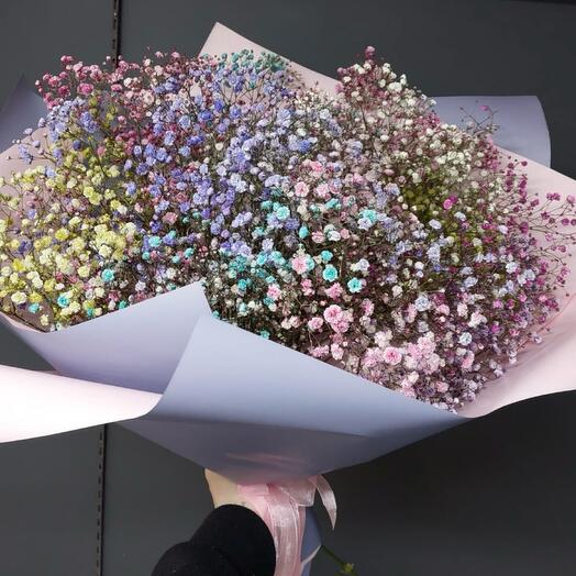 Bouquet of gypsophila