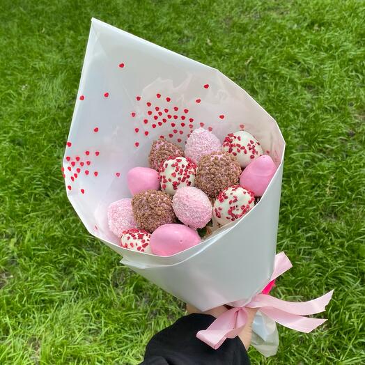 Bouquet of chocolate-covered strawberries Mini
