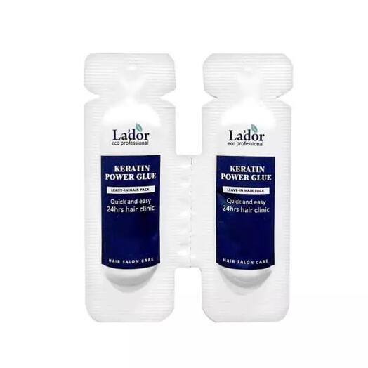 Lador Keratin power glue Сыворотка - бальзам для посеченных кончиков волос - 1 мл + 1 мл