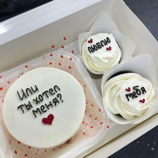 Сладкий  набор  бенто+ капкейки