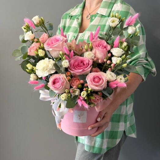 Композиция «Нежность из роз»