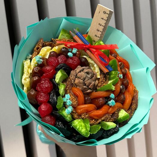 Букет из сухофруктов для учителя