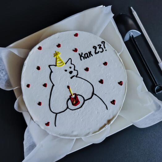 Bento cake with a bear