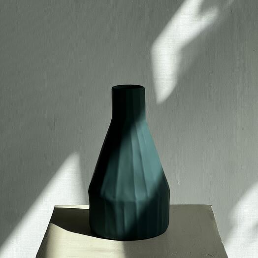 "Amber Mirror" Vase