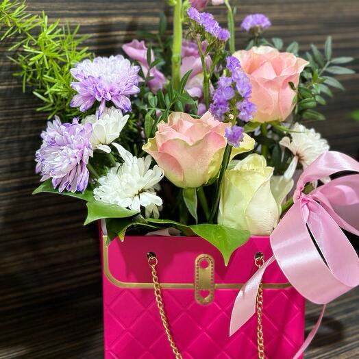 Сумочка с цветами «Романтика»