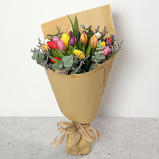 Beautiful Tulips: Elegance in Every Blossom Bouquet