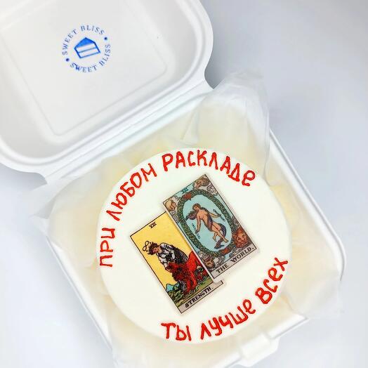 Бенто торт " При любом раскладе.. "
