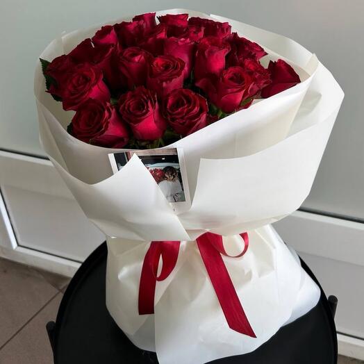 Букет из 25 роз 🌹