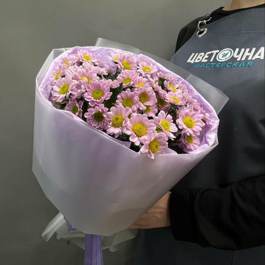 Букет комплимент из хризантемы сантини (БКХС-1)