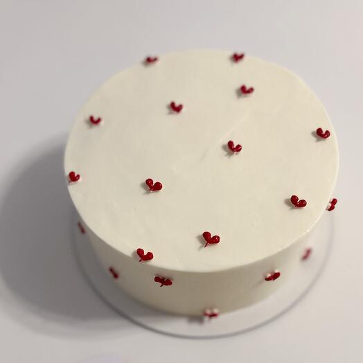 Торт с сердечками 1кг