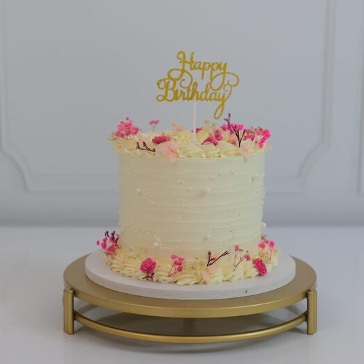 Floral Butter cream cake-Birthday cake