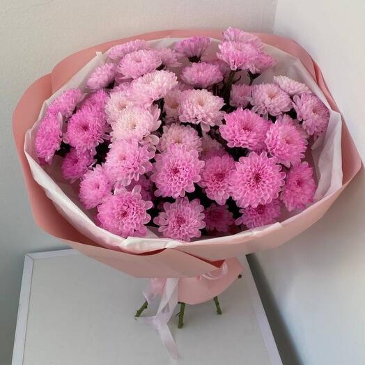 Букет «Хризантемы Pink»