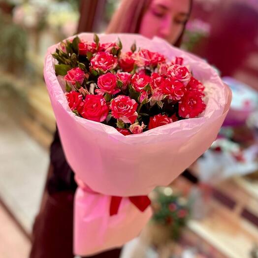 Букет "Розы в снегу" 🌹