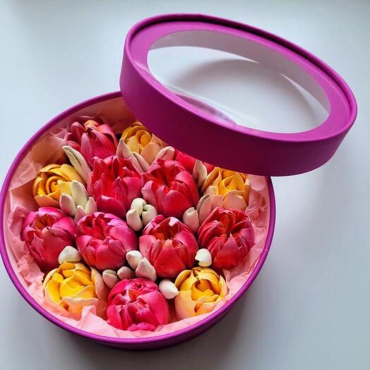 🌷Zefira pusķi ( L izmers )🌷Ziedi🌷Davanas🌷Sweet flowers