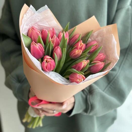 Букет из 15 тюльпанов 1092