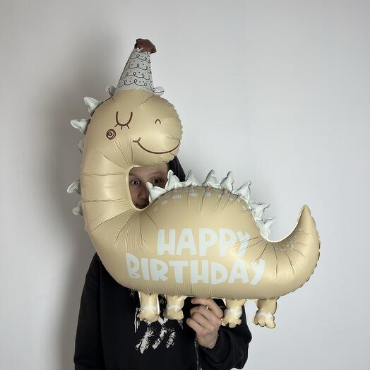 Динозавр Happy Birthday