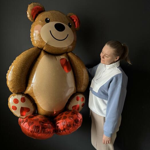 Фольгированный шар "Большой мишка"