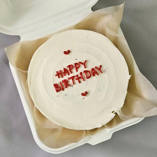 Бенто-торт Happy birthday на день рождение,  в подарок,  сюрприз для любимых