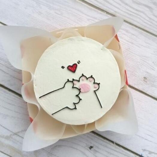 Бенто торт лапка об лапку, на день рождения