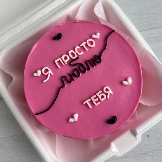 Бенто торт «люблю тебя»