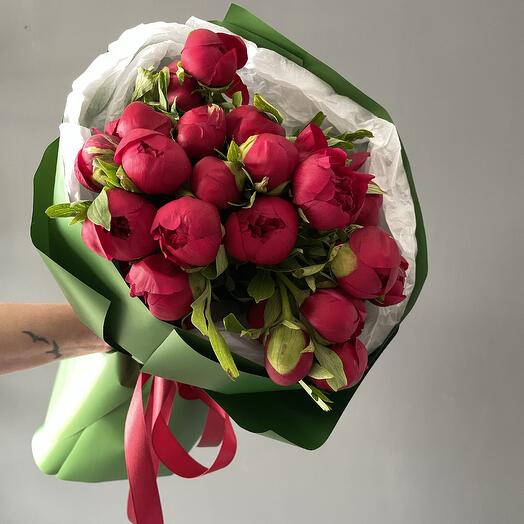 ❗️Акция ❗️ 21 пион букет ❣️