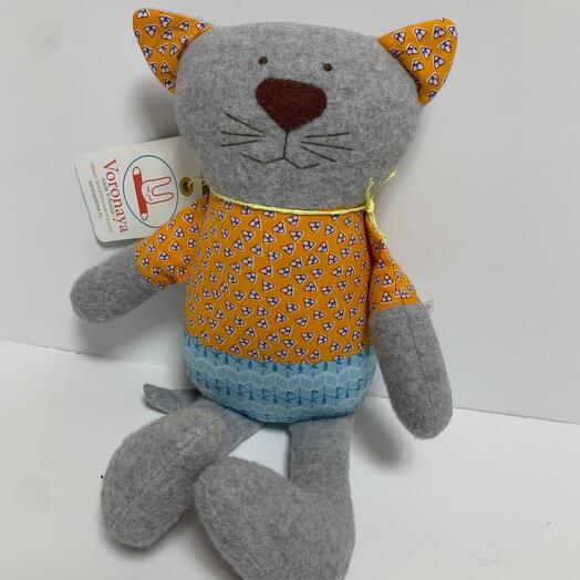 Игрушка ручной работы Carre de lune котик в оранжевом