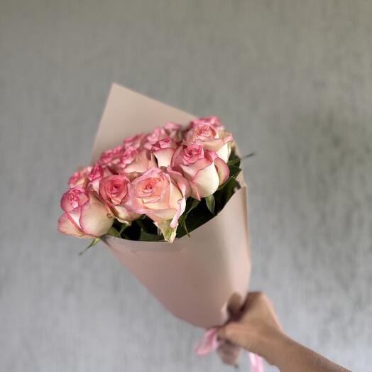 Розы розовые 40 см