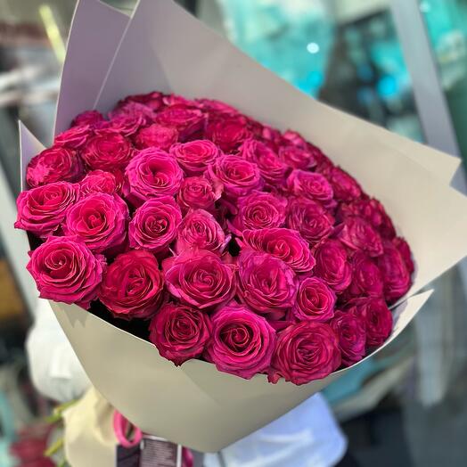 Букет из 51 розы Пинк Флойд