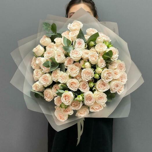Кустовые розы София 15 шт 🌸