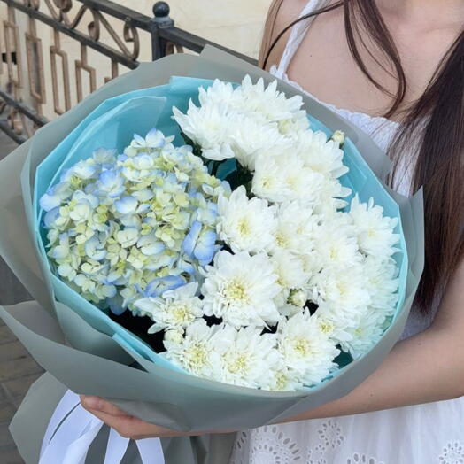 Букет 345 💎 «Небесная свежесть» 💎