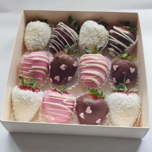 Мини коробка/Клубника в шоколаде 3