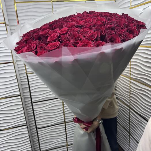 Роза Эквадор Букет 💐 Цветущая Любовь