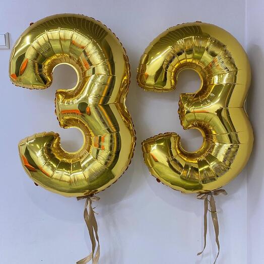 Шары цифры (любые)