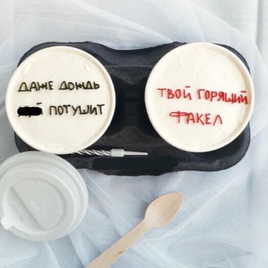 Торт в стакане / Cake to go  парню