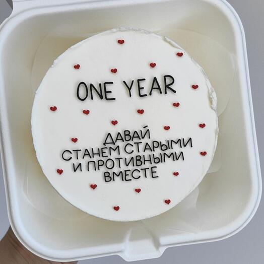 Бенто торт на годовщину любимому/любимой