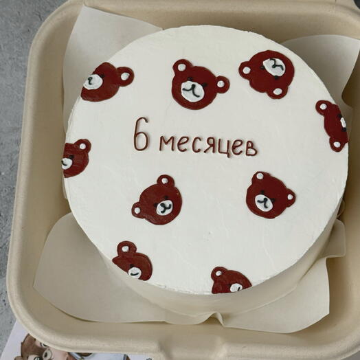 Детский торт с медвежатами
