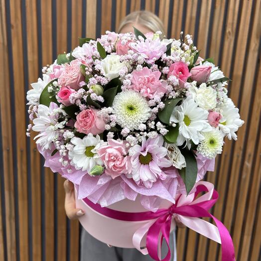 Микс цветов в коробке 🌸