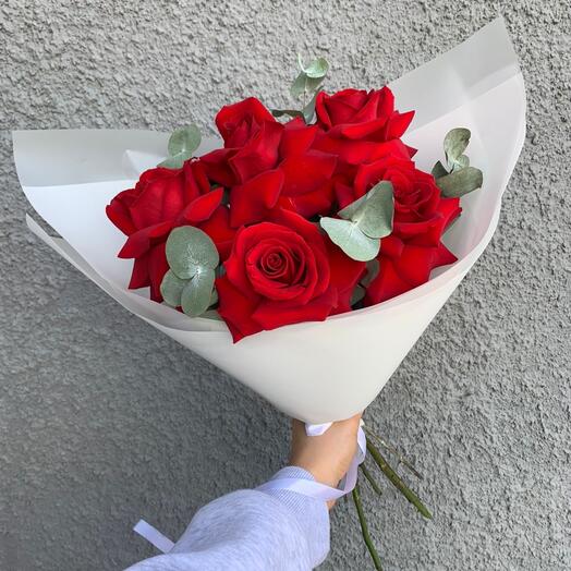 Милый букет из французской розы ♥️🌹