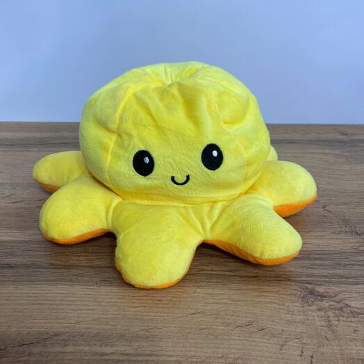 Осьминожка перевертыш ( 2 эмоции в 1 игрушке)