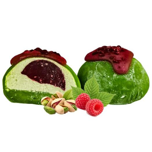 MOCHI RASPBERRY PISTACHIO