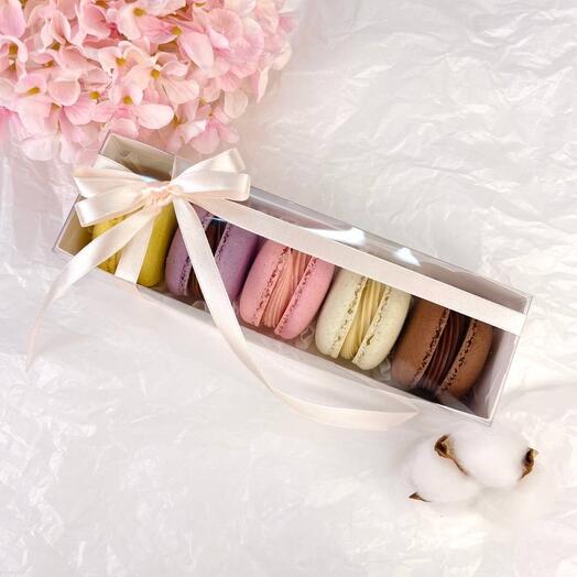 Макарунсы макаронс ассорти вкусов набор , 5шт