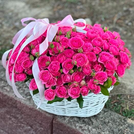 Корзина из мисти бабблс