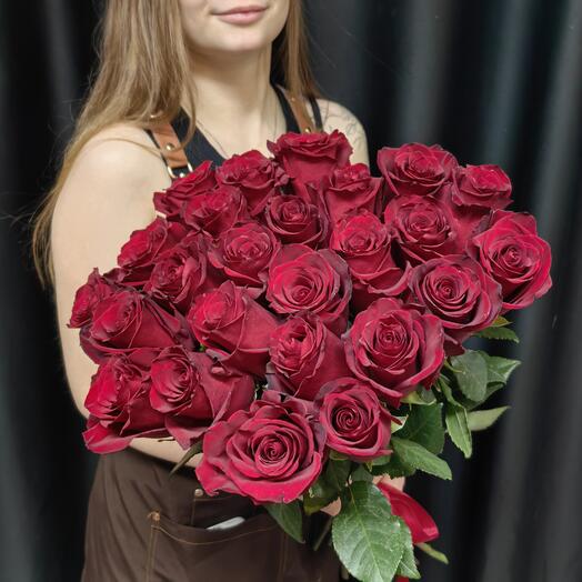 Букет из 25 красных роз (код 15)