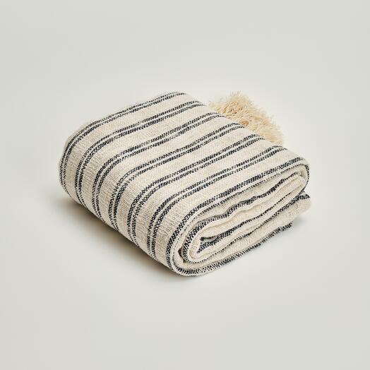 Плед Мимоза 150х200см синий белый